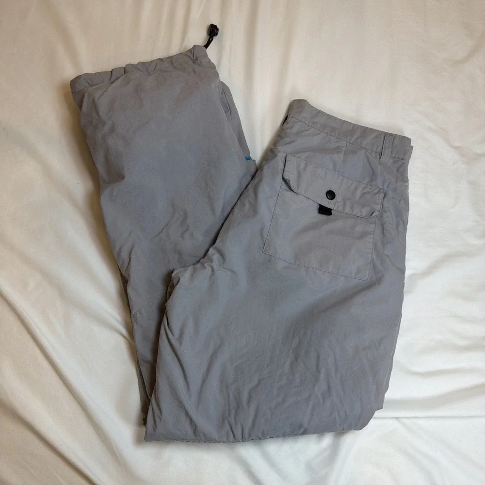 Xhilaration Women's Gray Cargo Pants Size‎ 13 Joggers Athleisure Y2k Baggy Punk